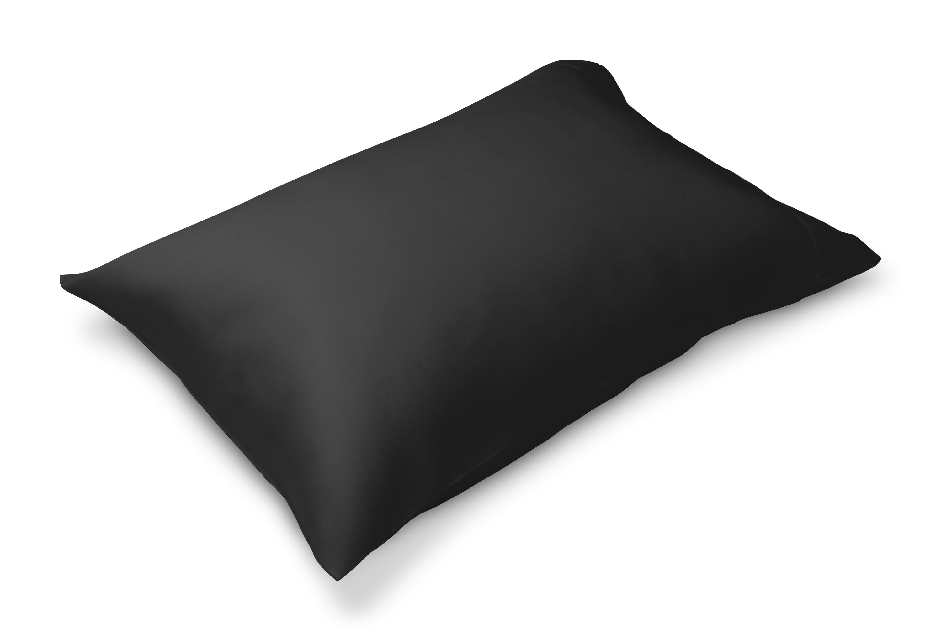 'Black Truffle' Luxe Satin Pillowcase. Anti-aging, machine washable, with the bonus secret pocket.