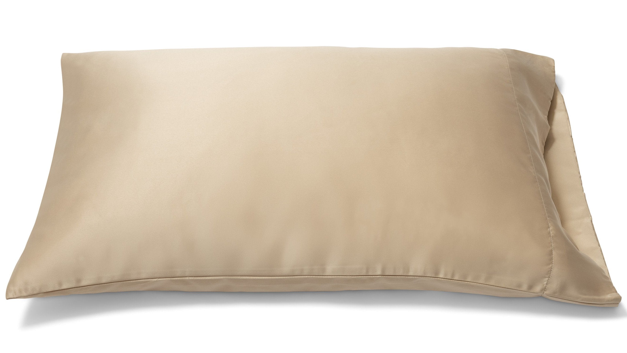 'Nappuccino' Luxe Satin Pillowcase. Anti-aging, machine washable, with the bonus secret pocket.