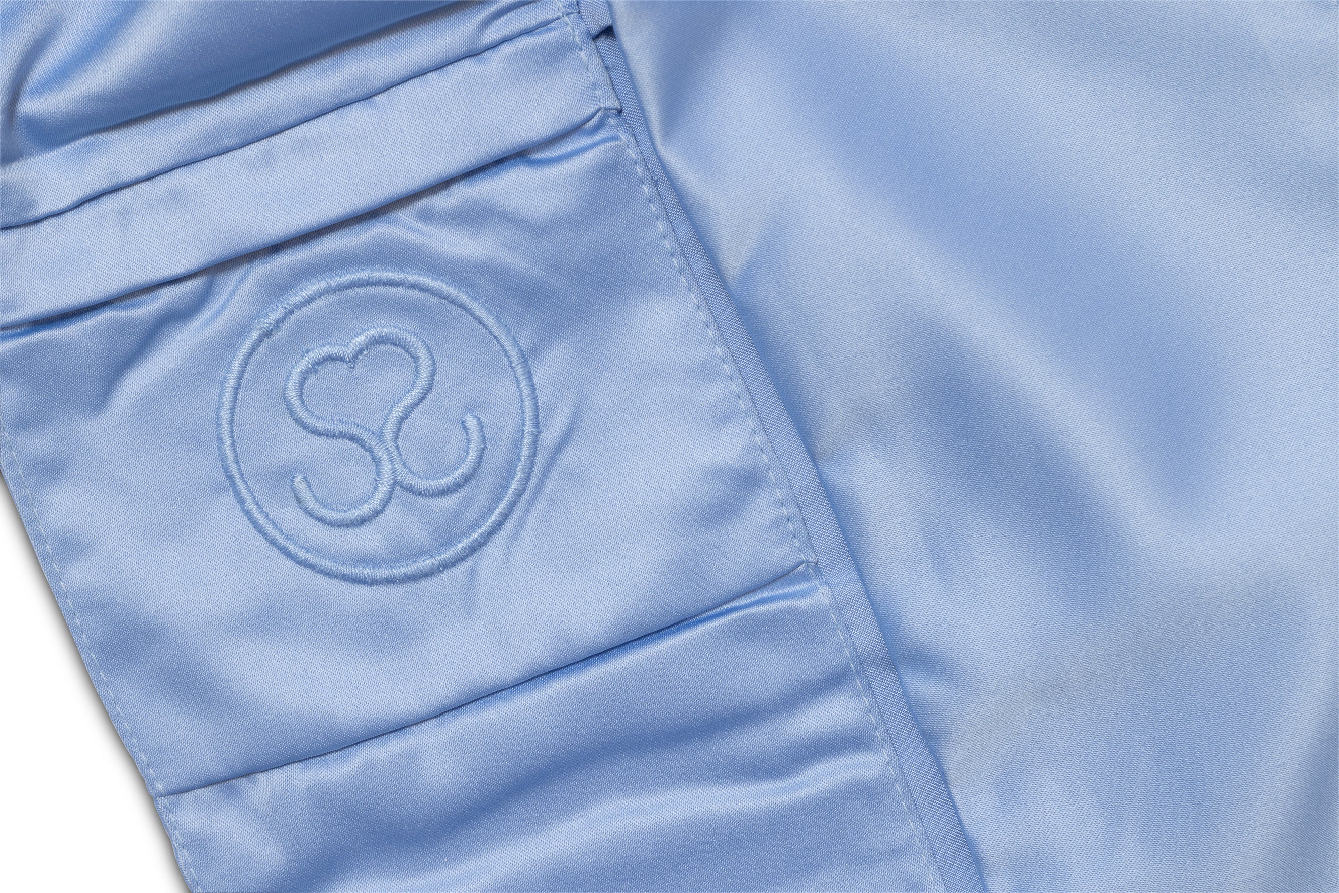 'Serenity' Luxe Satin Pillowcase. Anti-aging, machine washable with the bonus secret pocket