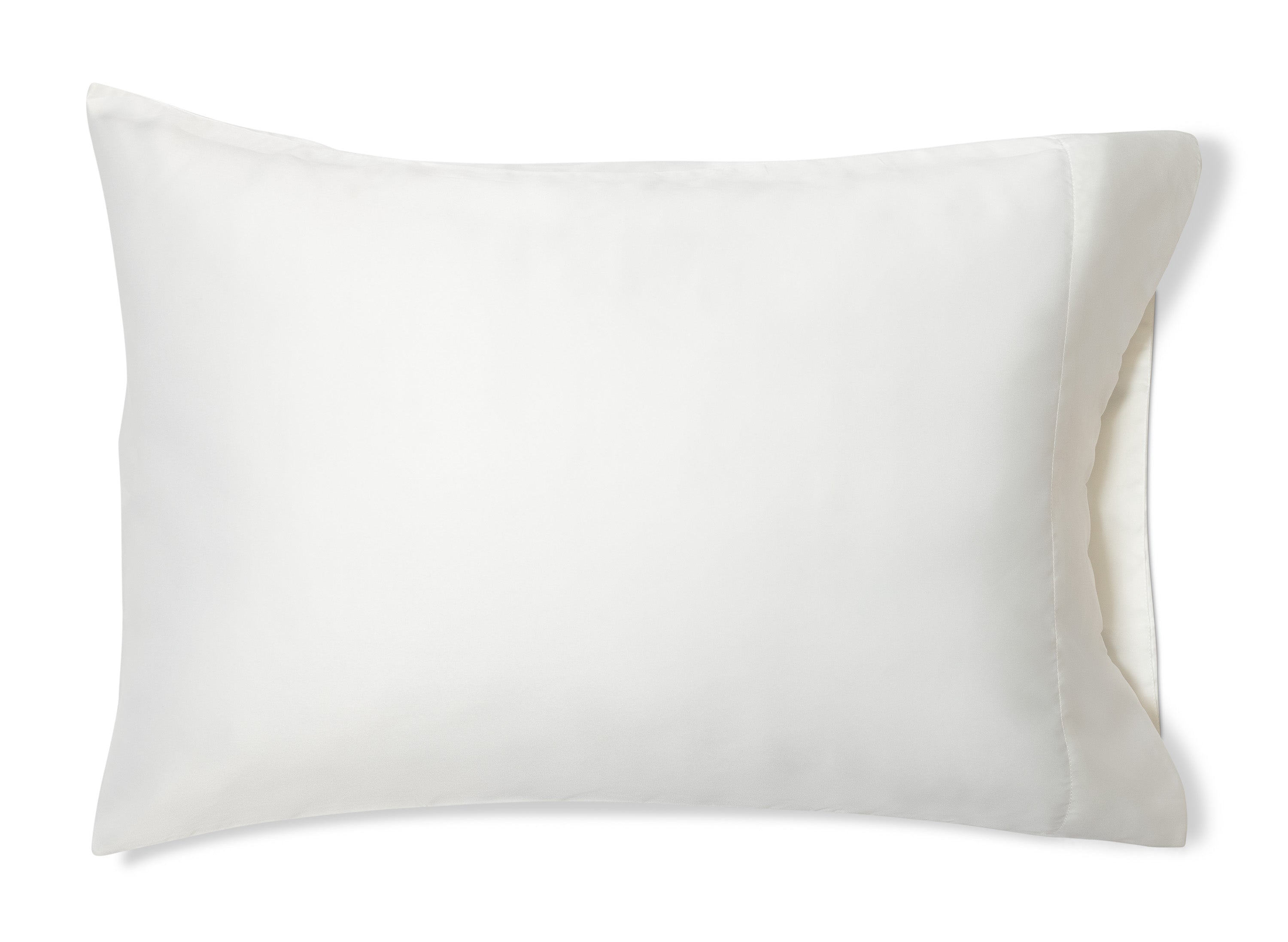 'White Russian' Luxe Satin Pillowcase. Anti-aging, machine washable, with the bonus secret pocket.