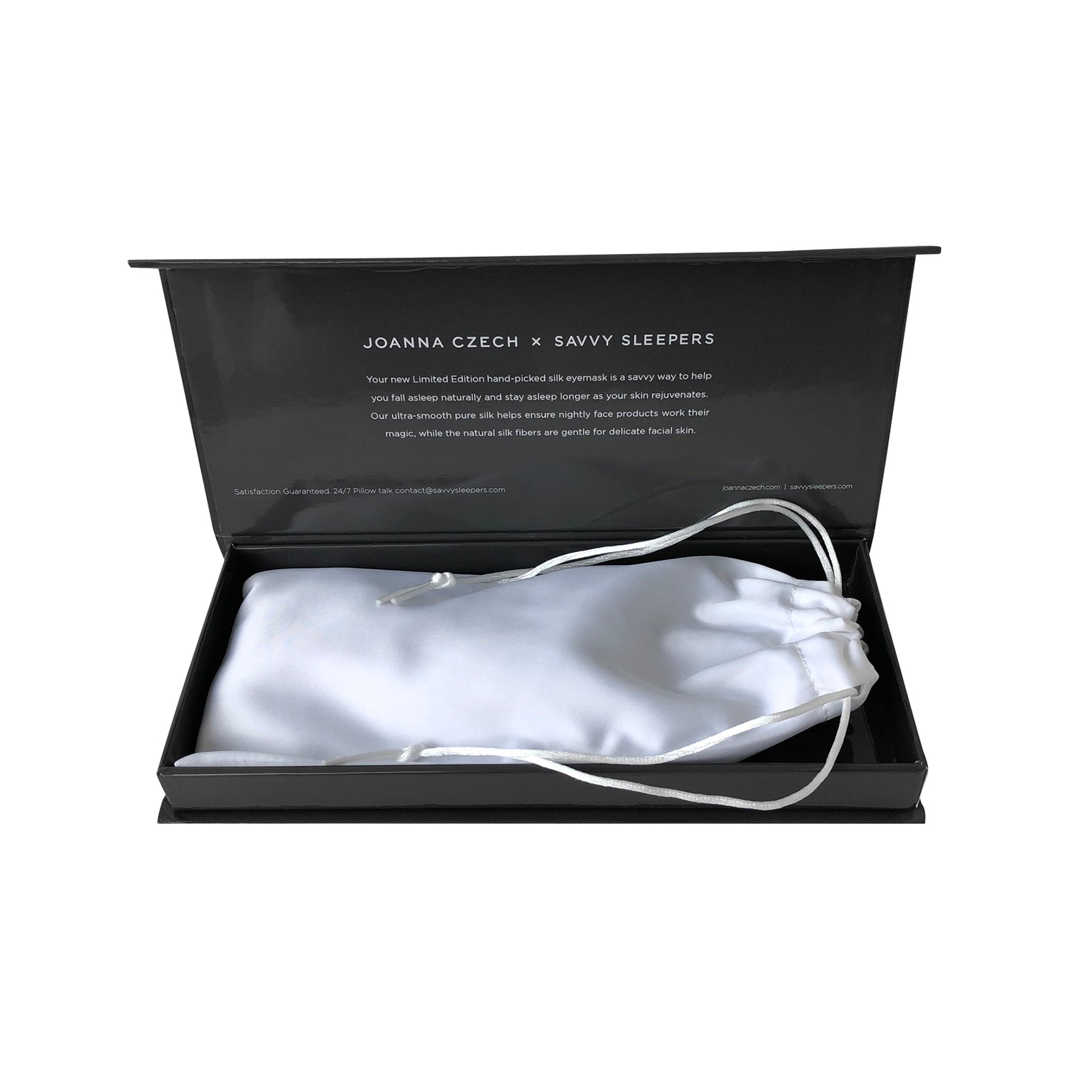 100% Silk Eyemask by Joanna Czech X Savvy Sleepers (Limited Edition)