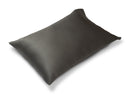 'Pinot Greige' Luxe Satin Pillowcase. Anti-aging, machine washable, with the bonus secret pocket.