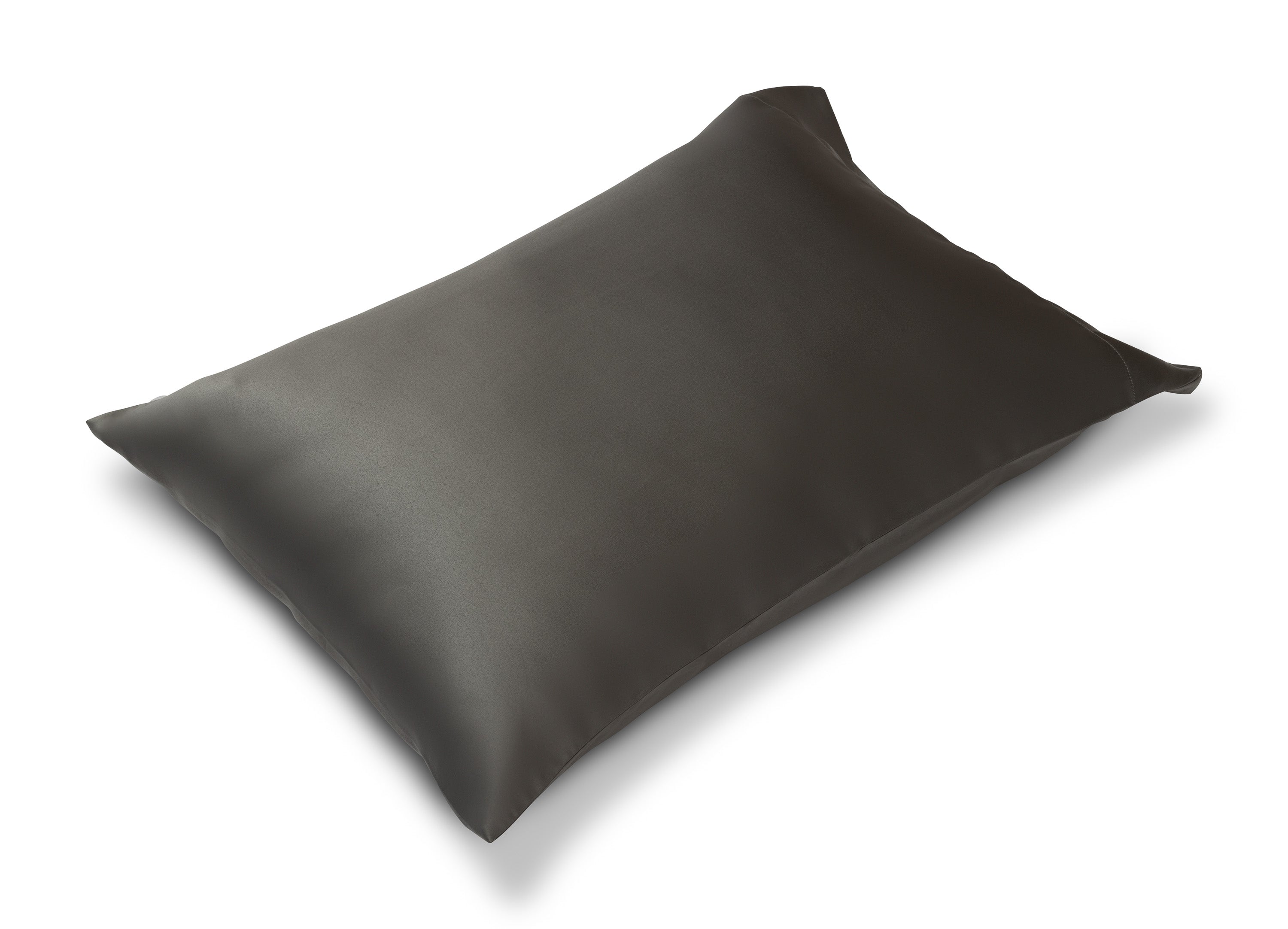 'Pinot Greige' Luxe Satin Pillowcase. Anti-aging, machine washable, with the bonus secret pocket.