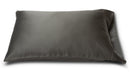 'Pinot Greige' Luxe Satin Pillowcase. Anti-aging, machine washable, with the bonus secret pocket.
