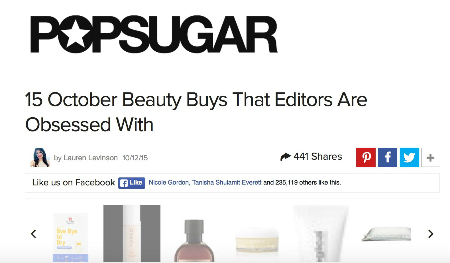 Pop Sugar!