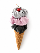 The Summer Scoop Scrunchie Trio