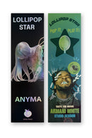 Both Lollipop Star flavors: Anyma White Peach and Armani White Lime Sea Salt