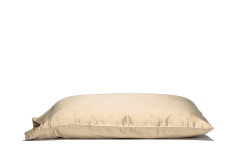 'Nappuccino' Luxe Satin Pillowcase. Anti-aging, machine washable, with the bonus secret pocket.